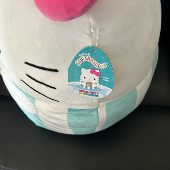 Hello Kitty NWT summertime 20/23” large original Squishmallow plush-burger!! - Picture 3 of 10